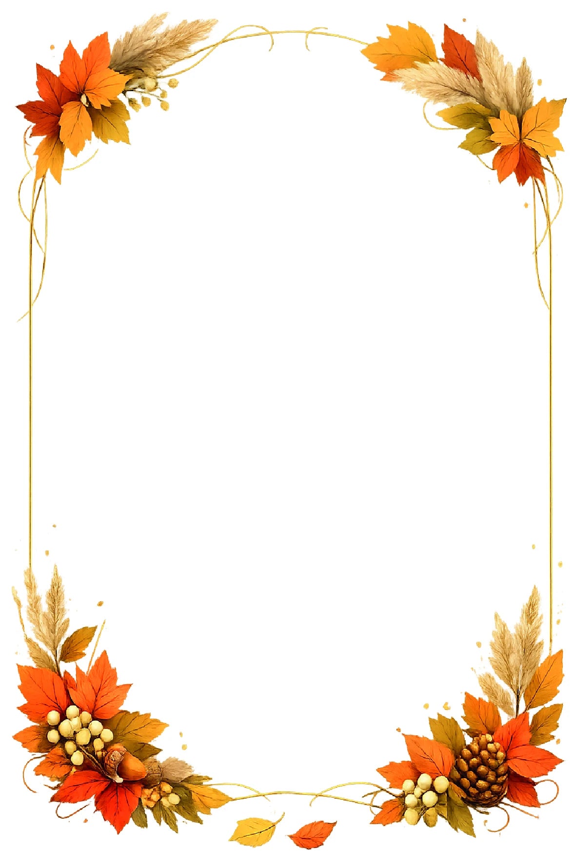 Foglie d'autunno 10x15 cm