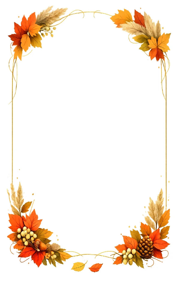 Foglie d'autunno 5x8 cm