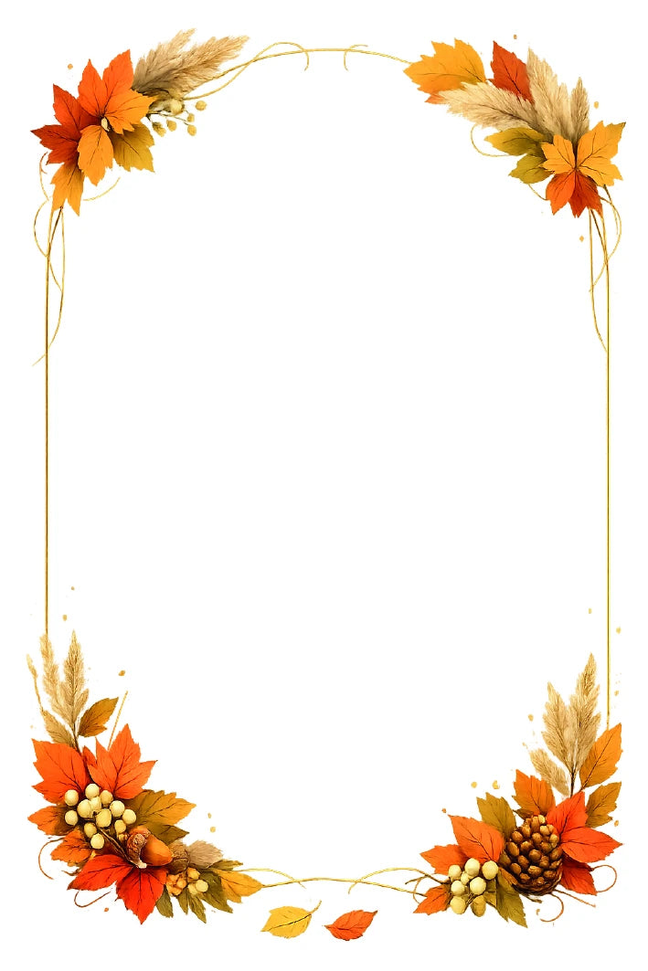 Foglie d'autunno 6x9 cm