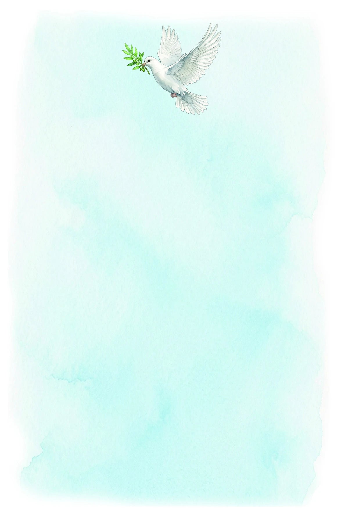 Colomba in volo 10x15 cm