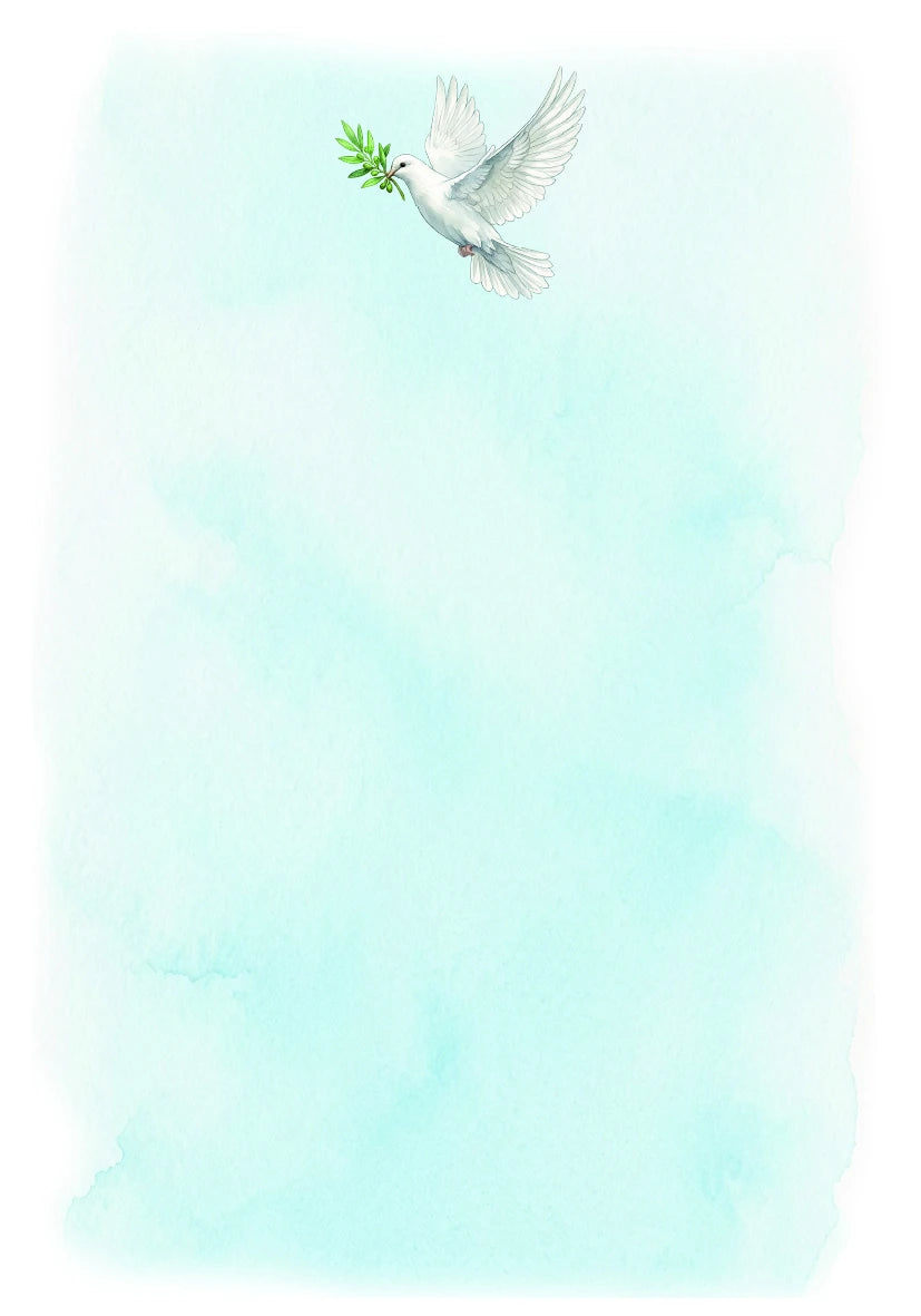 Colomba in volo 7x10 cm