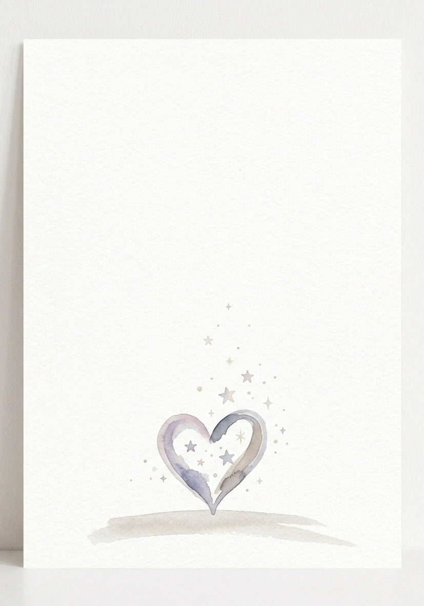Cuore eterno 7x10 cm