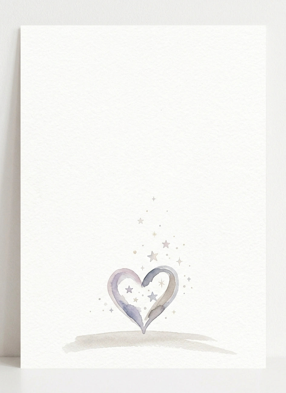 Cuore eterno 8x11 cm