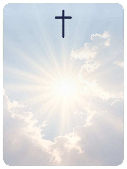 Cristo luce del mondo 9x12 cm