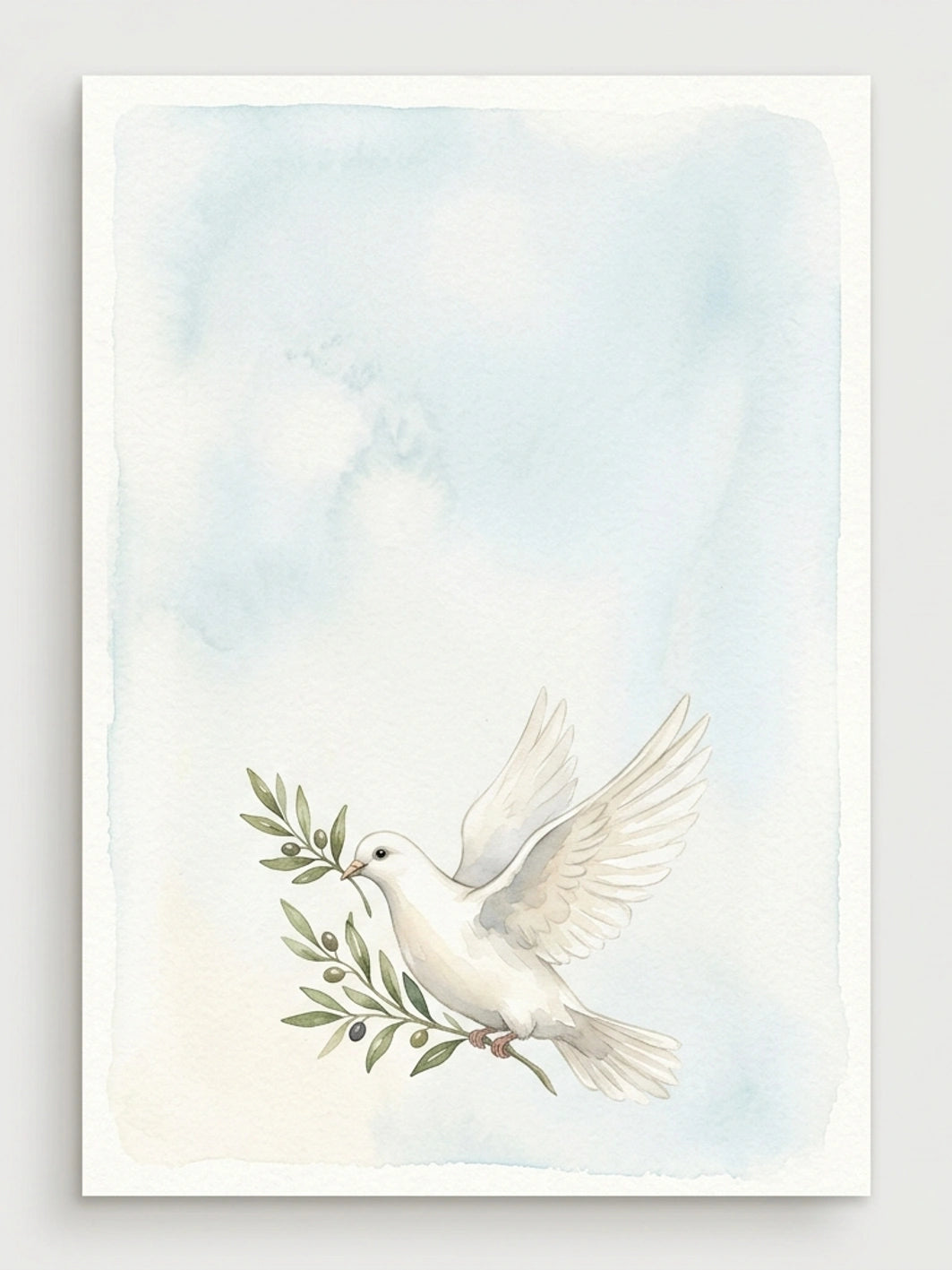 Colomba della pace 9x12 cm